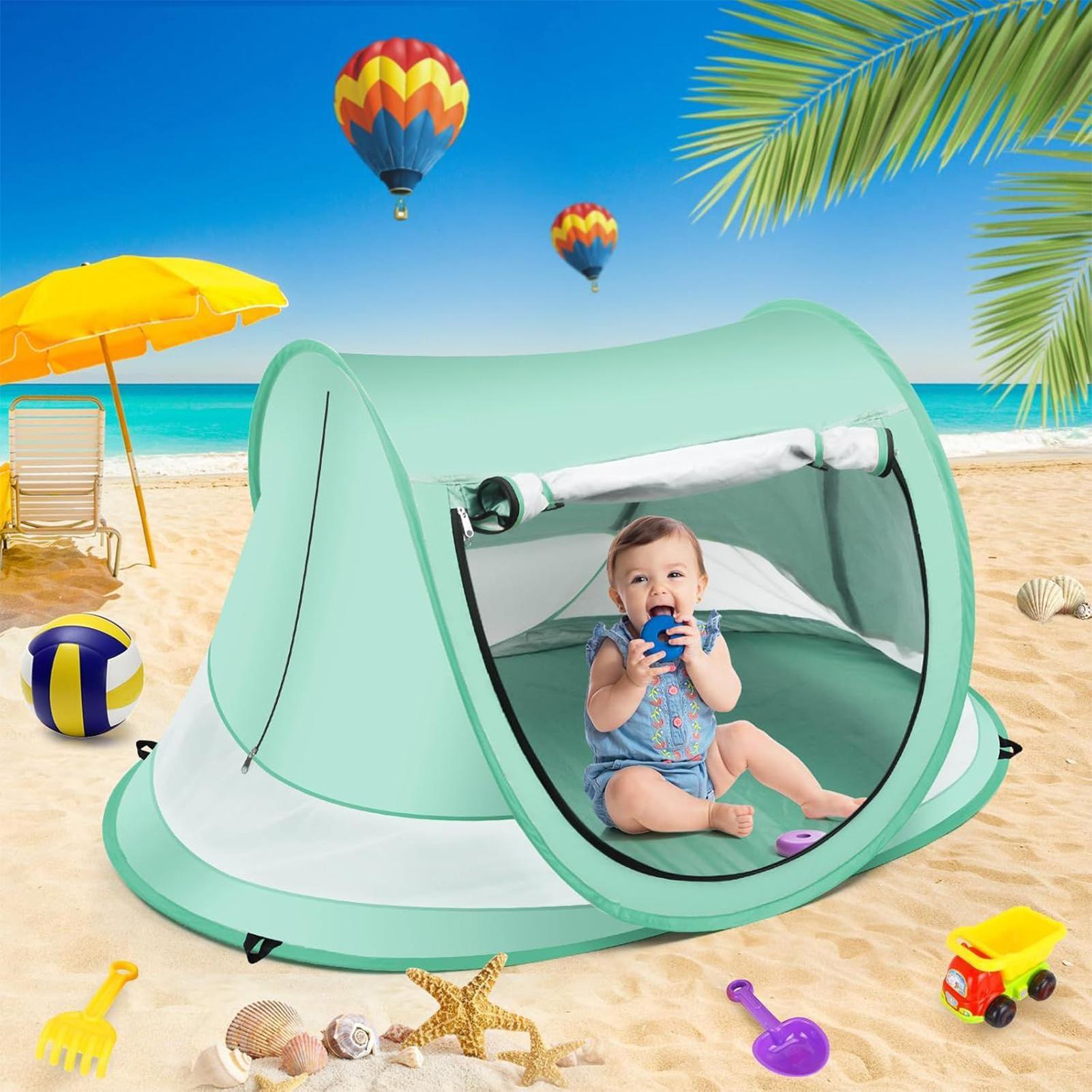 Outdoor Camping Automatic Quick Opening Tent - خيمة شاطئية للأطفال الصغار، خيمة قابلة