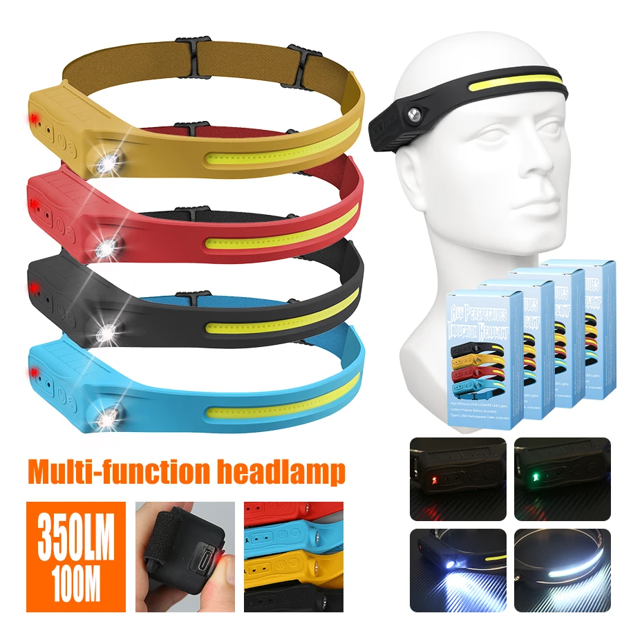 Headlamp - كشافات قابلة لإعادة الشحن 350 التجويف