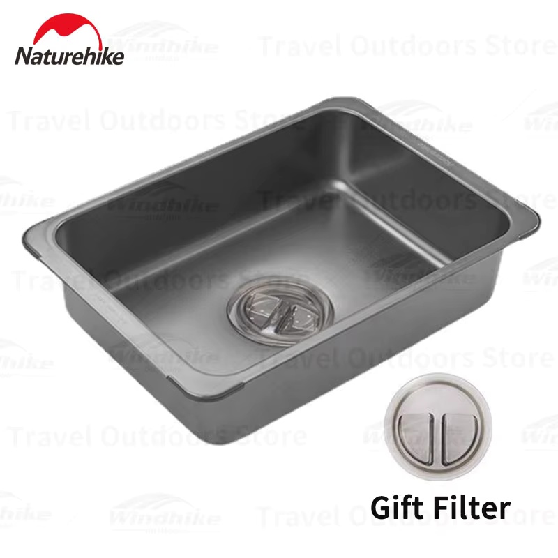 Outdoor Camping Sink - حوض غسيل من الفولاذ المقاوم للصدأ