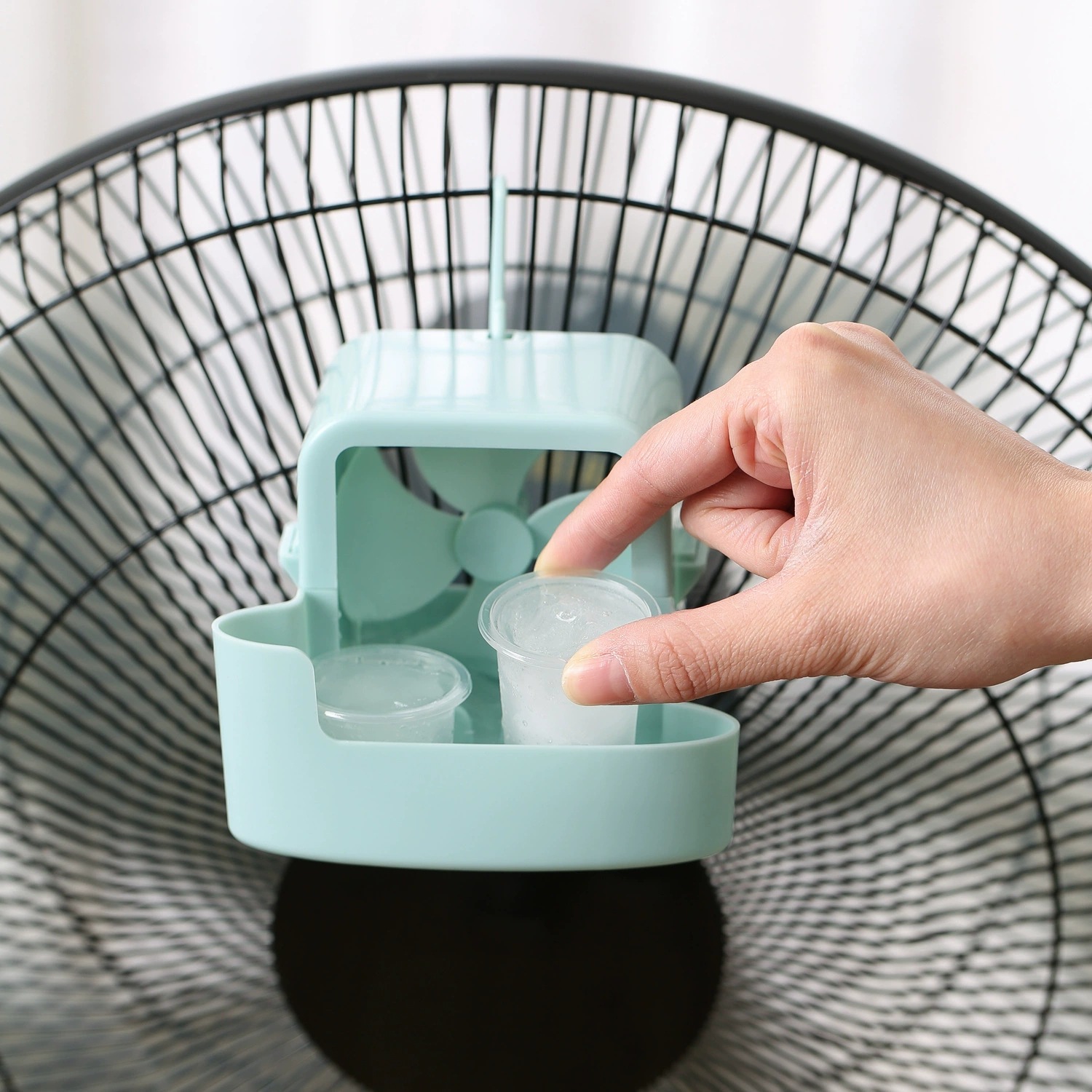 Outdoor Camping Air Conditioner - مروحة تبريد محمولة قابلة للتعليق، مبرد