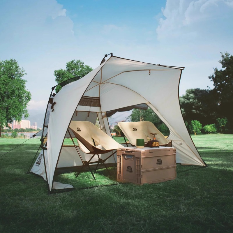 Outdoor Camping Automatic Quick Opening Tent - المحمولة شاطئ الشمس المأوى طوي غير