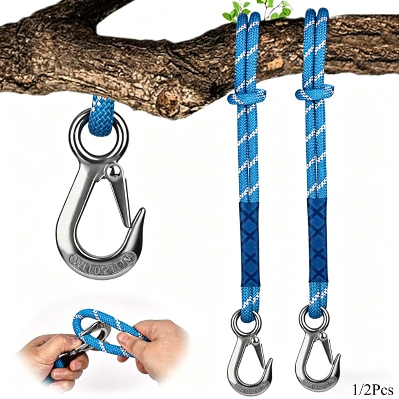 Outdoor Camping Decke - 1/2 قطعة حبل نايلون بخطاف معدني
