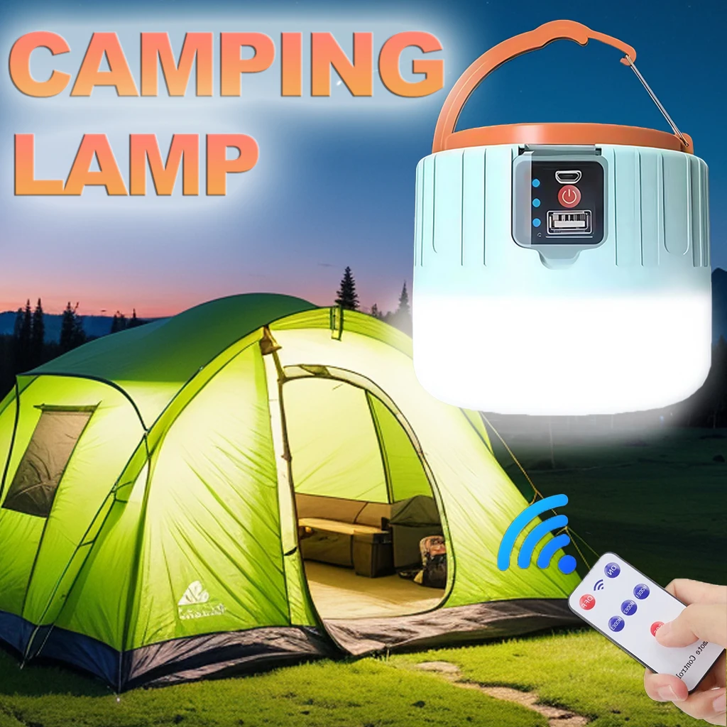 Outdoor Camping Lantern - فانوس التخييم بالطاقة الشمسية القابل لإعادة