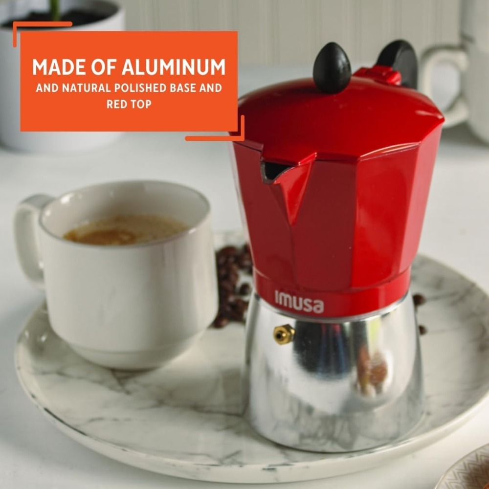 Camp Percolator Coffee - صانع قهوة إسبريسو للموقد، وعاء موكا