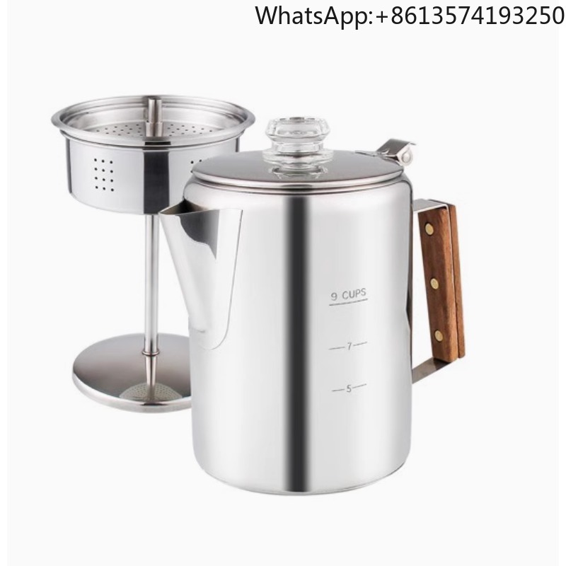 Camp Percolator Coffee - أوعية تحضير القهوة للتخييم، وعاء قهوة