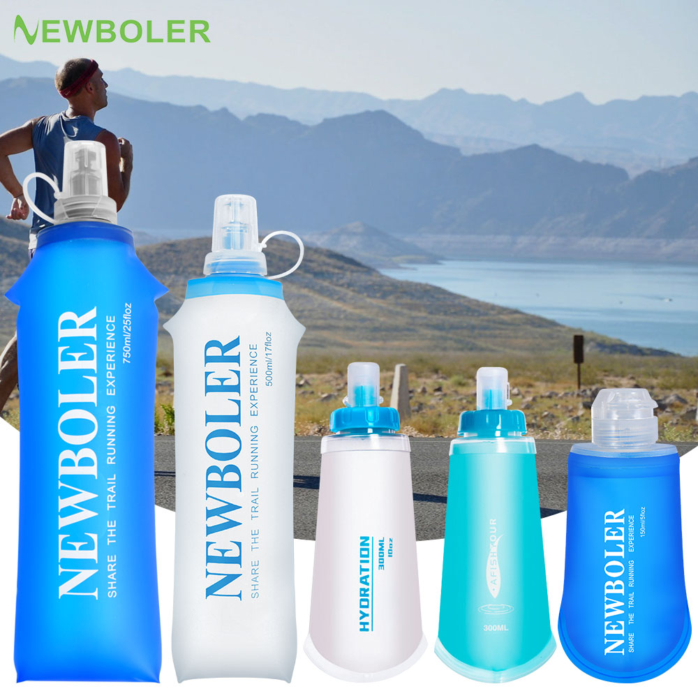 Collapsible Water Bottle - 150/250/300/500/750 مللي في الهواء الطلق للطي