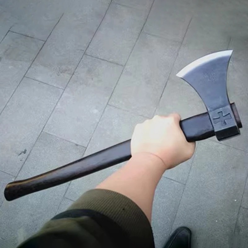 Camp Axe Hatchet - فأس فايكنغ مزورة للدفاع عن النفس