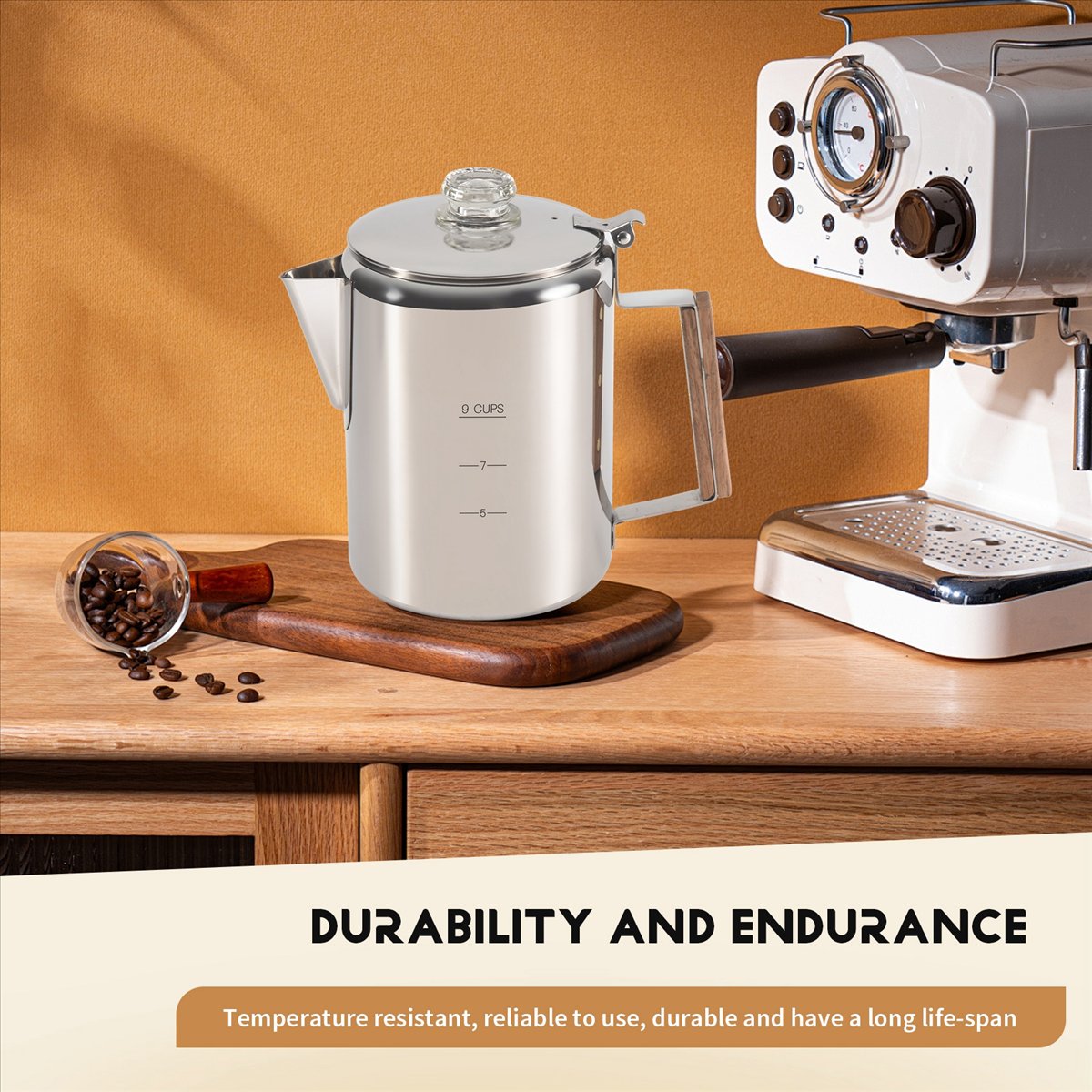 Camp Percolator Coffee - أباريق تحضير القهوة من HITL للاستخدام