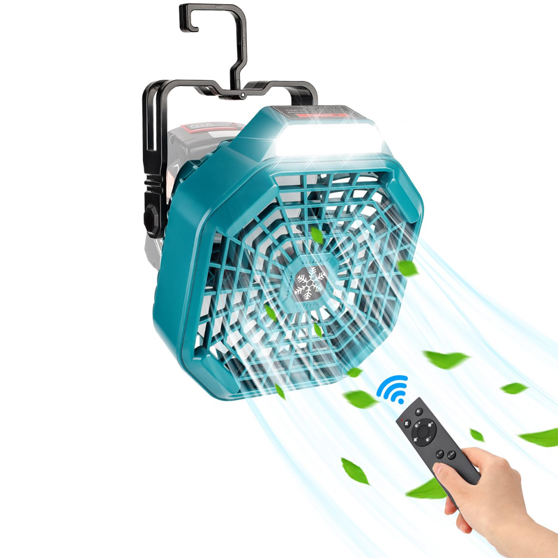 Outdoor Camping Misting Fan - مروحة خارجية محمولة لبطاريات ليثيوم بوش