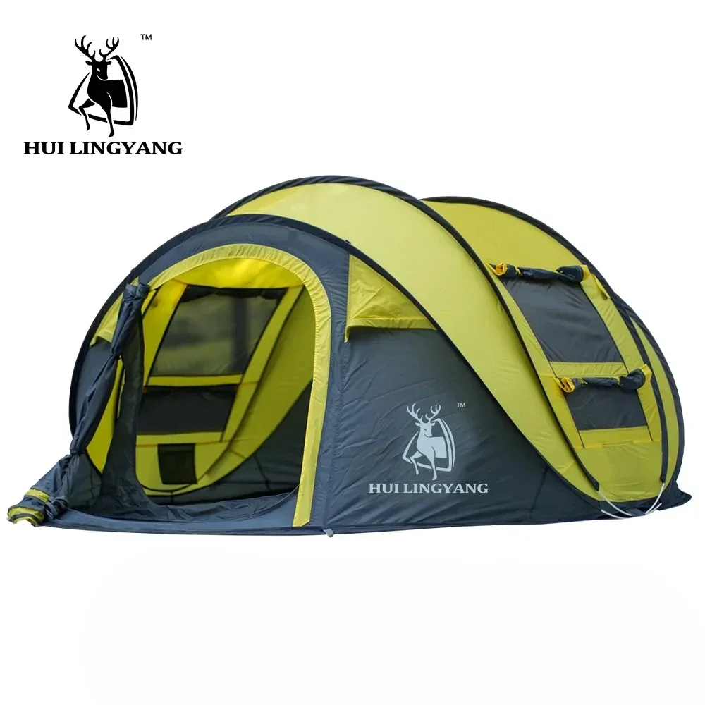 Outdoor Camping Automatic Quick Opening Tent - خيمة خارجية أوتوماتيكية لرمي الخيام المقاومة