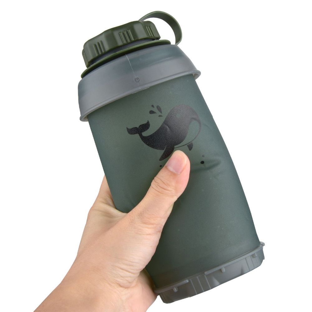 زجاجة ماء قابلة للطي سعة 750 م - مراجعة Collapsible Water Bottle وسعره