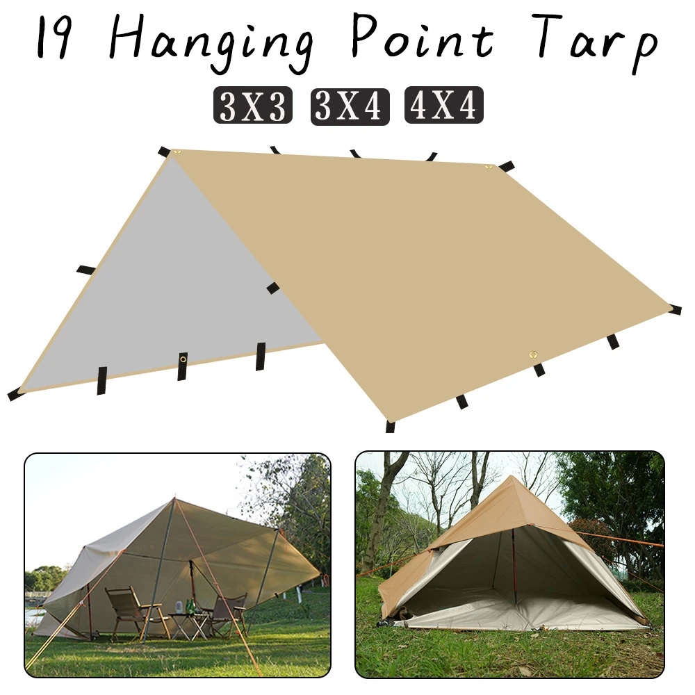 4x4 متر 4x3 متر 3x3 متر 19 نقا - مراجعة Outdoor Camping Automatic Quick Opening Tent وسعره