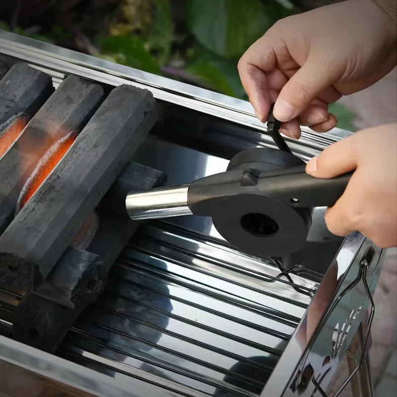 منفاخ هواء محمول للشواء في اله - مراجعة Outdoor Camping Misting Fan وسعره
