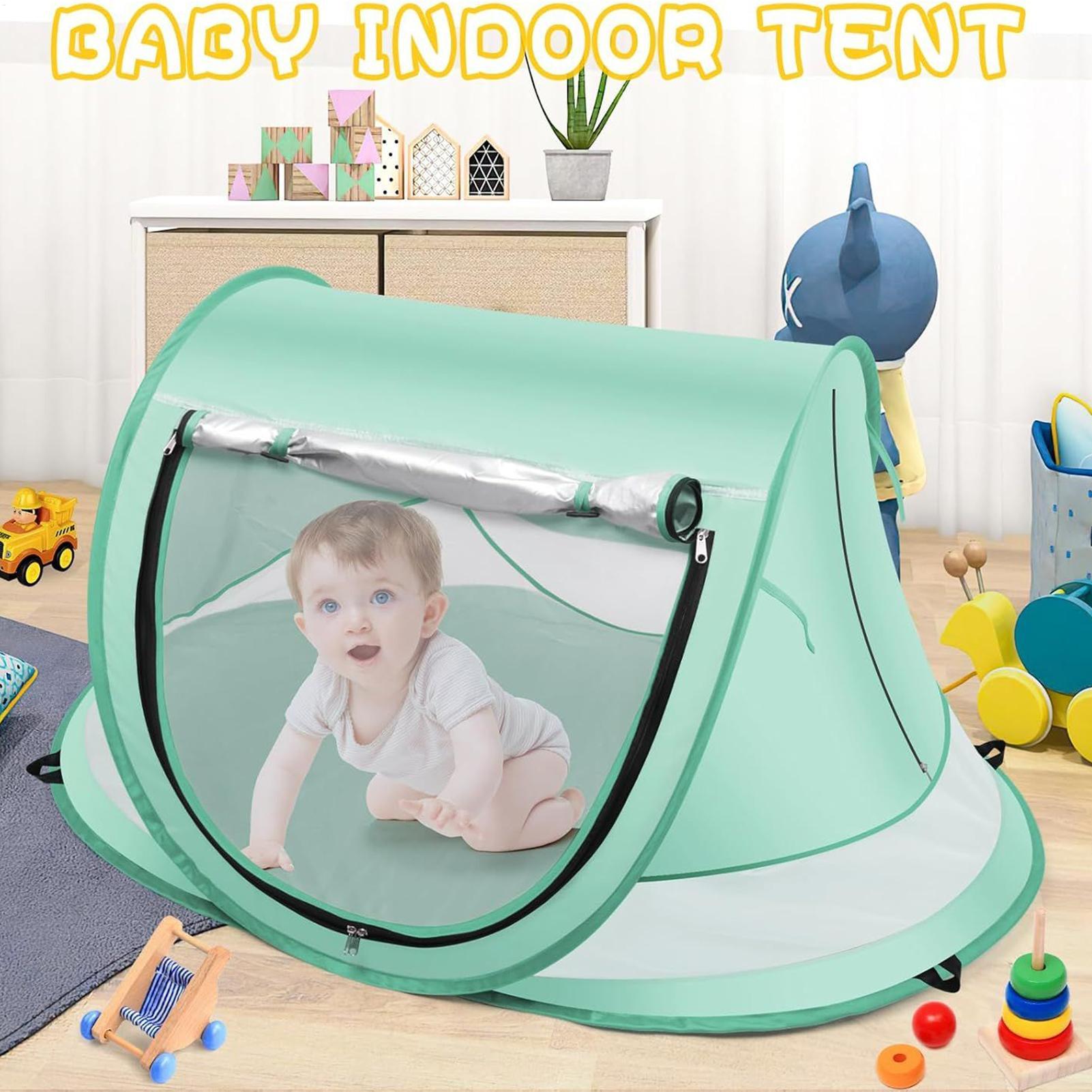 خيمة شاطئية للأطفال الصغار، خي - مراجعة Outdoor Camping Automatic Quick Opening Tent وسعره