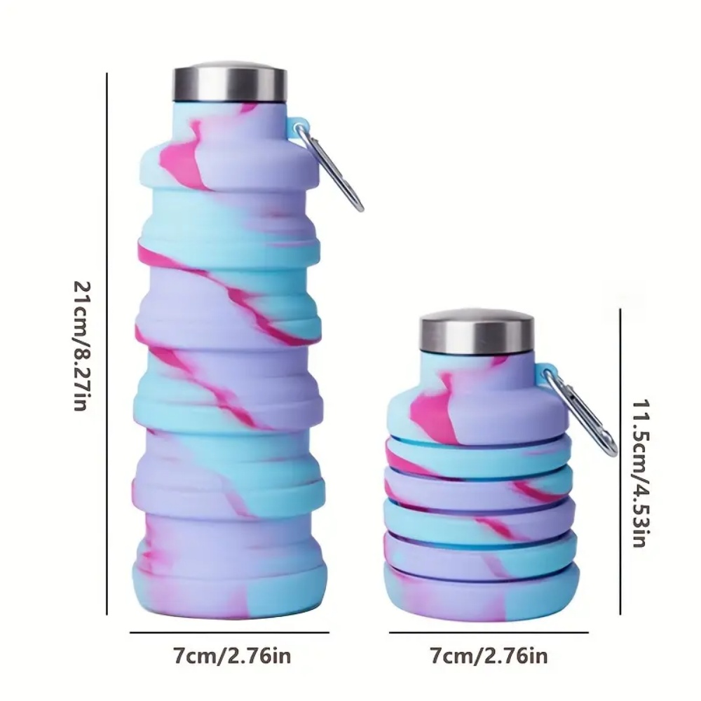 زجاجة ماء سيليكون قابلة للطي س - مراجعة Collapsible Water Bottle وسعره