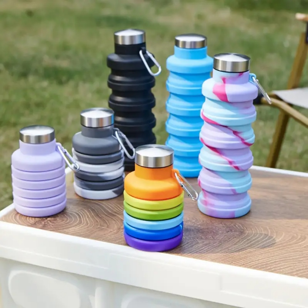 زجاجة ماء سيليكون قابلة للطي س - مراجعة Collapsible Water Bottle وسعره