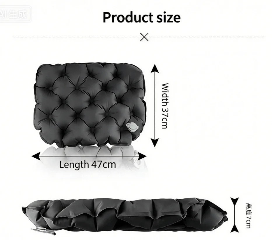وسادة هوائية محمولة قابلة للنف - مراجعة Outdoor Camping Rug Waterproof وسعره