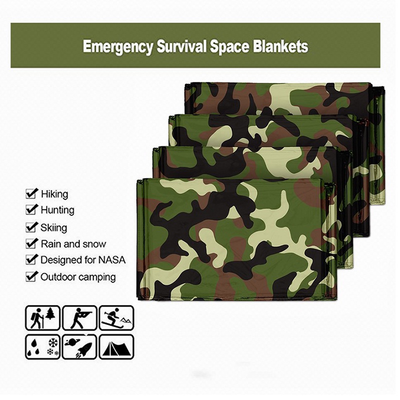 1 قطعة بطانية حرارية للطوارئ ل - مراجعة Outdoor Camping Rug Waterproof وسعره