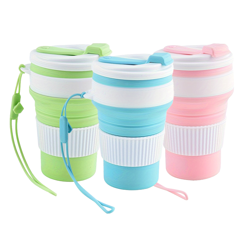 كوب سفر قابل للطي من السيليكون - مراجعة Collapsible Water Bottle وسعره