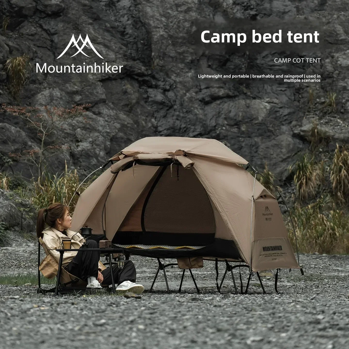 خيمة نوم محمولة لشخص واحد من م - مراجعة Outdoor Camping Automatic Quick Opening Tent وسعره