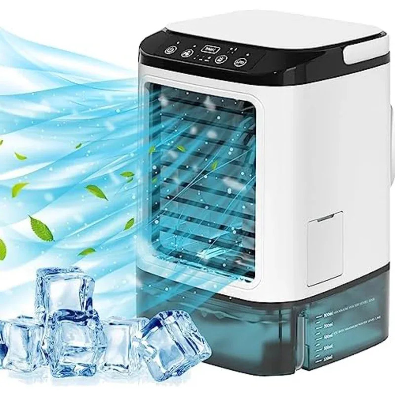 أحدث مروحة مكيف هواء صغيرة محم - مراجعة Outdoor Camping Air Conditioner وسعره