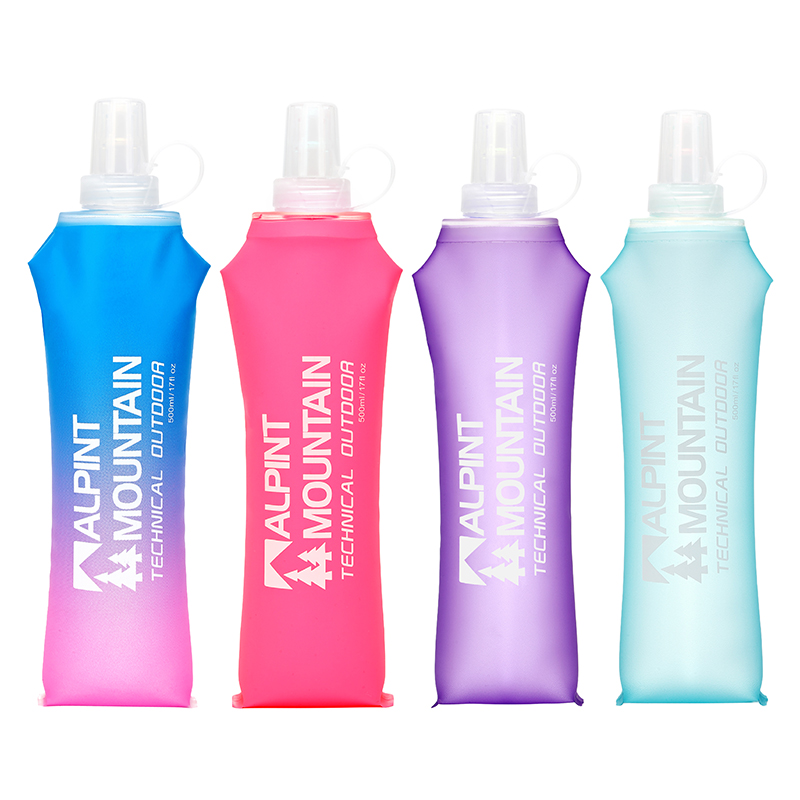 زجاجة ماء قابلة للطي بسعة 500  - مراجعة Collapsible Water Bottle وسعره