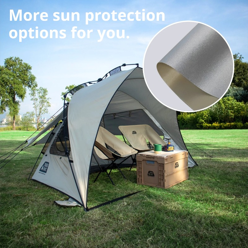 المحمولة شاطئ الشمس المأوى طوي - مراجعة Outdoor Camping Automatic Quick Opening Tent وسعره