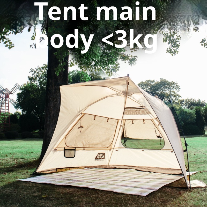 المحمولة شاطئ الشمس المأوى طوي - مراجعة Outdoor Camping Automatic Quick Opening Tent وسعره