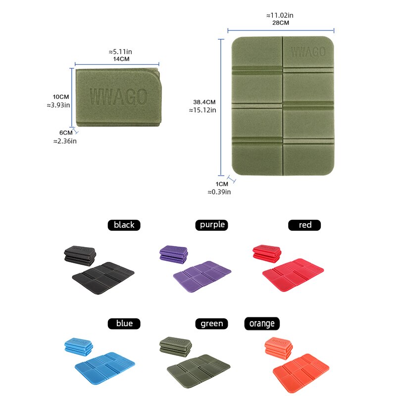 وسادة قابلة للطي من الفوم XPE  - مراجعة Outdoor Camping Rug Waterproof وسعره