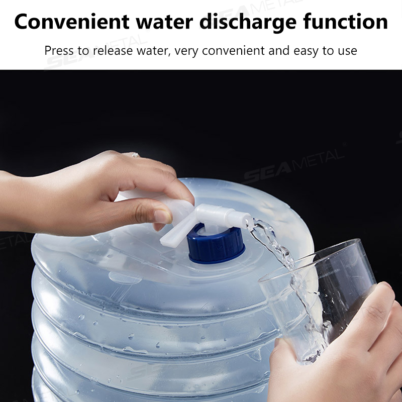 دلو سيارة قابل للطي من سيميتال - مراجعة Collapsible Water Bottle وسعره