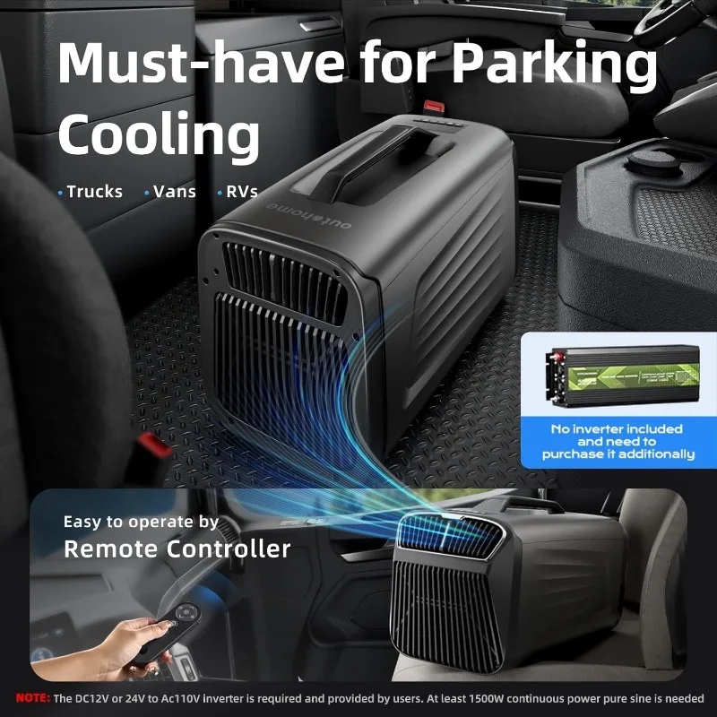 مكيف هواء محمول 5200BTU للخيام - مراجعة Outdoor Camping Air Conditioner وسعره