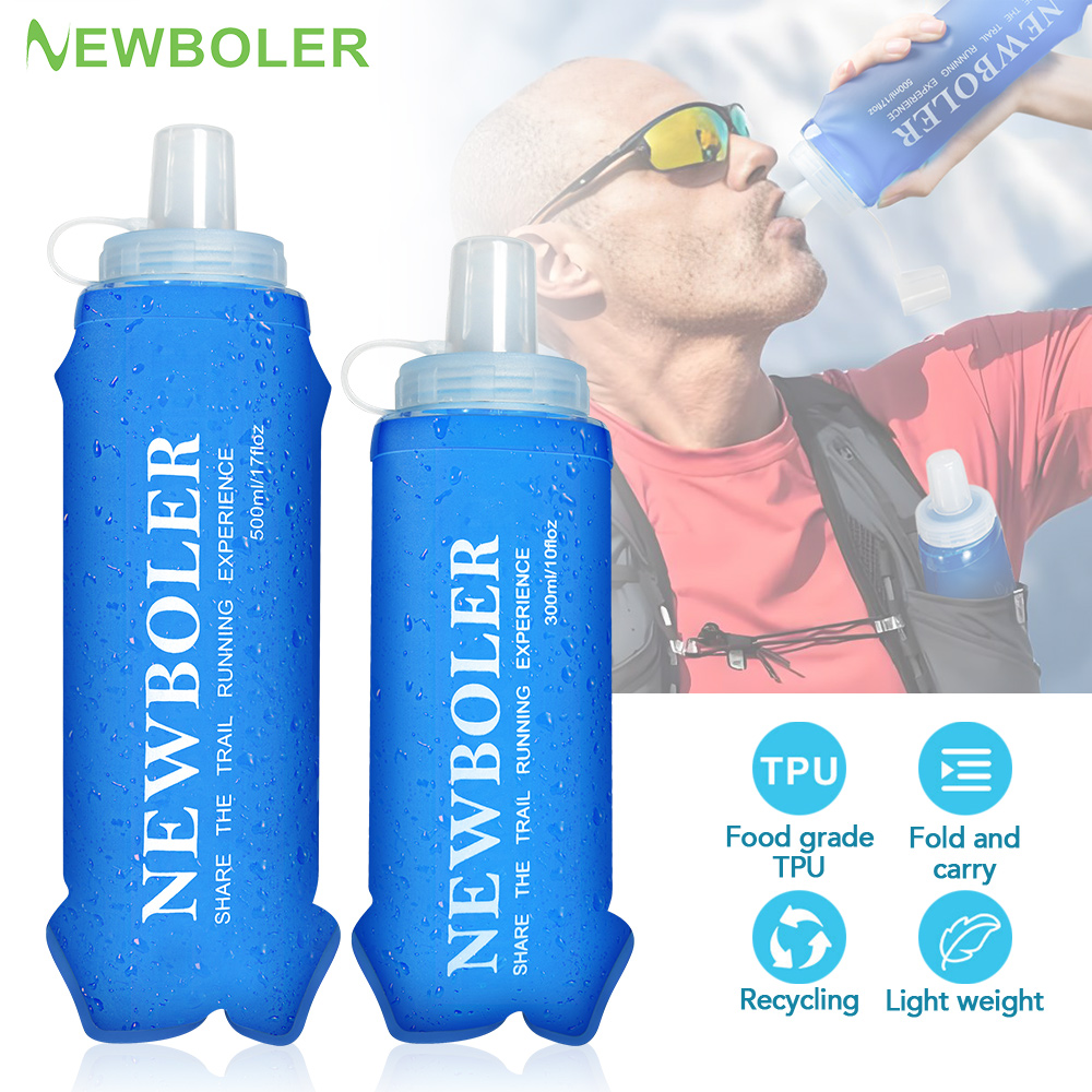 NEWBOLER 300/500 مللي زجاجة ما - مراجعة Collapsible Water Bottle وسعره
