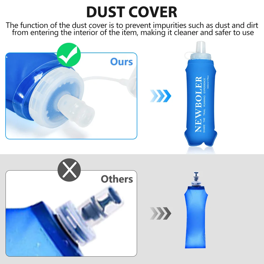 NEWBOLER 300/500 مللي زجاجة ما - مراجعة Collapsible Water Bottle وسعره