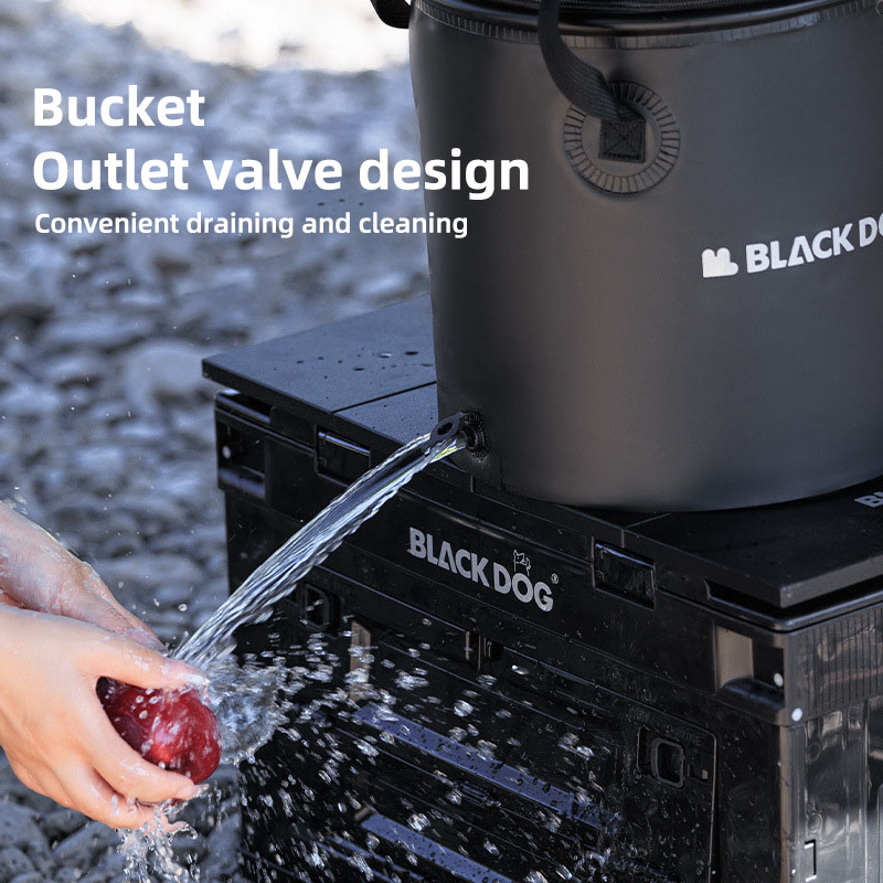 بلاك دوج للطي المياه دلو مستدي - مراجعة Outdoor Camping Sink وسعره
