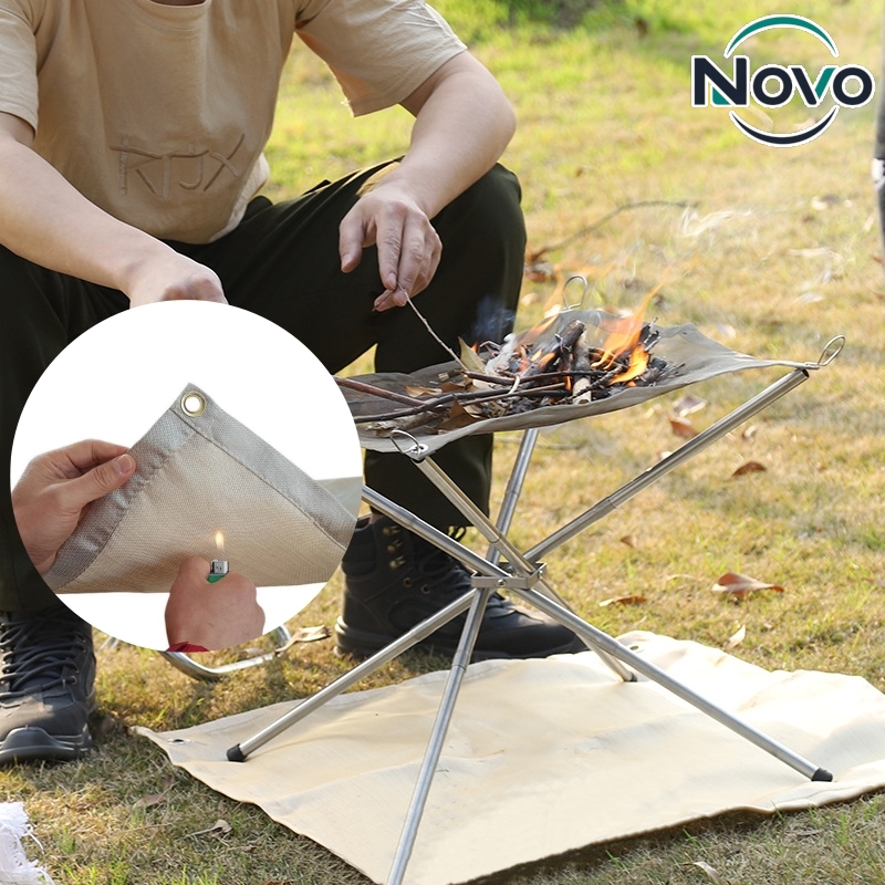 بساط مقاوم للحريق للتخييم في ا - مراجعة Outdoor Camping Mat وسعره