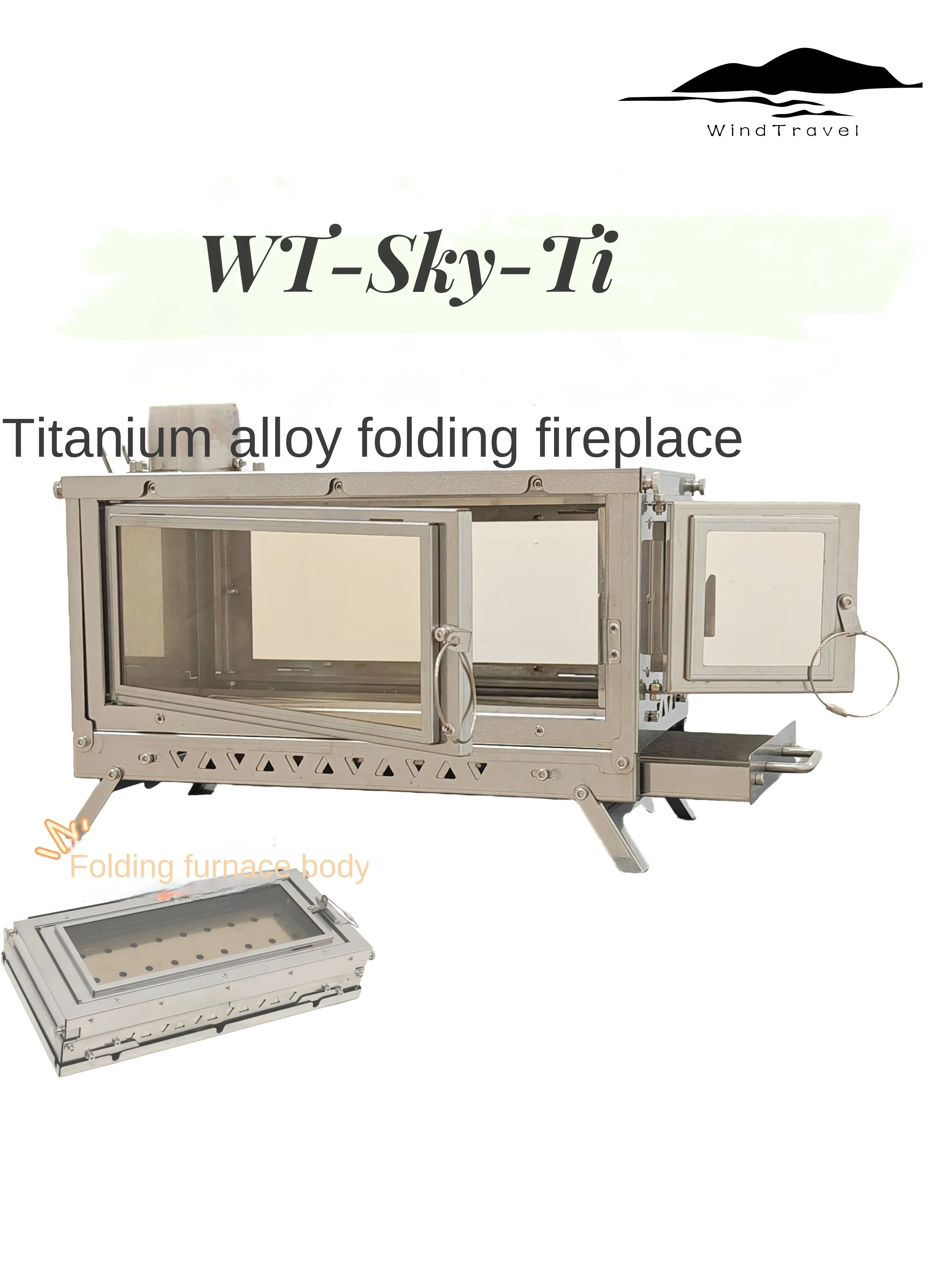 WT-Sky-Ti مدفأة قابلة للطي من  - مراجعة Outdoor Camping Sink وسعره