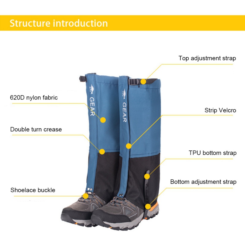 المشي لمسافات طويلة في الهواء  - مراجعة Trekking Gaiters وسعره