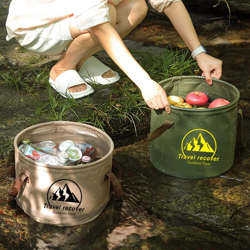 دلو قابل للطي للسيارة سعة 20 ل - مراجعة Outdoor Camping Sink وسعره