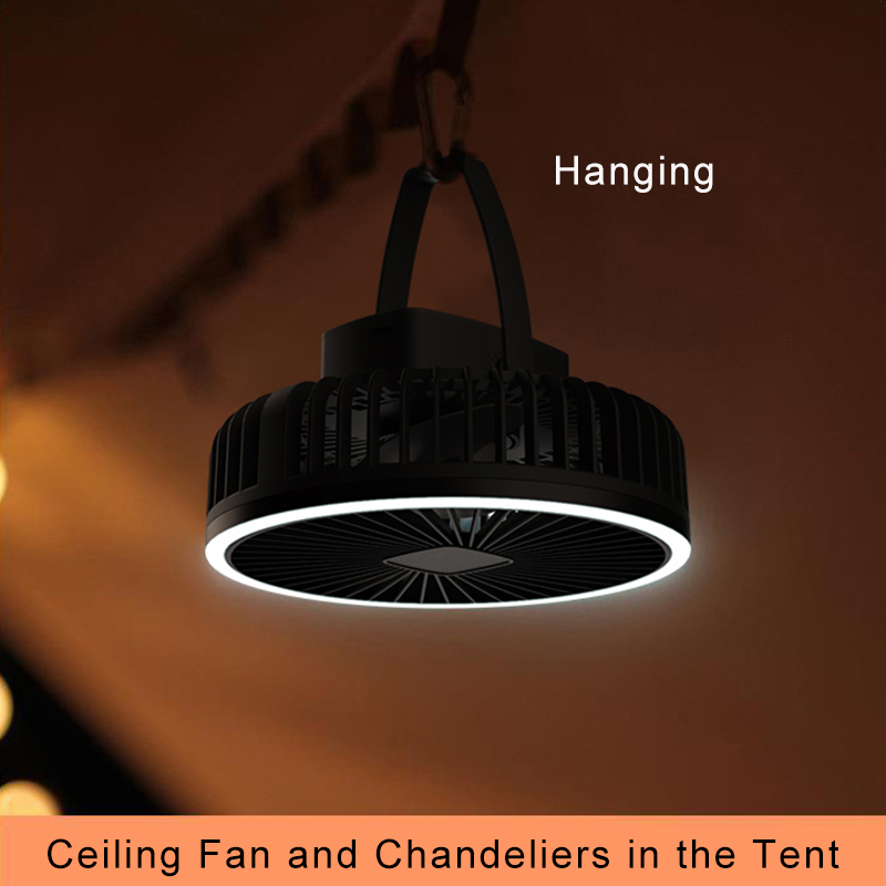 مروحة تخييم محمولة 10000 مللي  - مراجعة Outdoor Camping Misting Fan وسعره