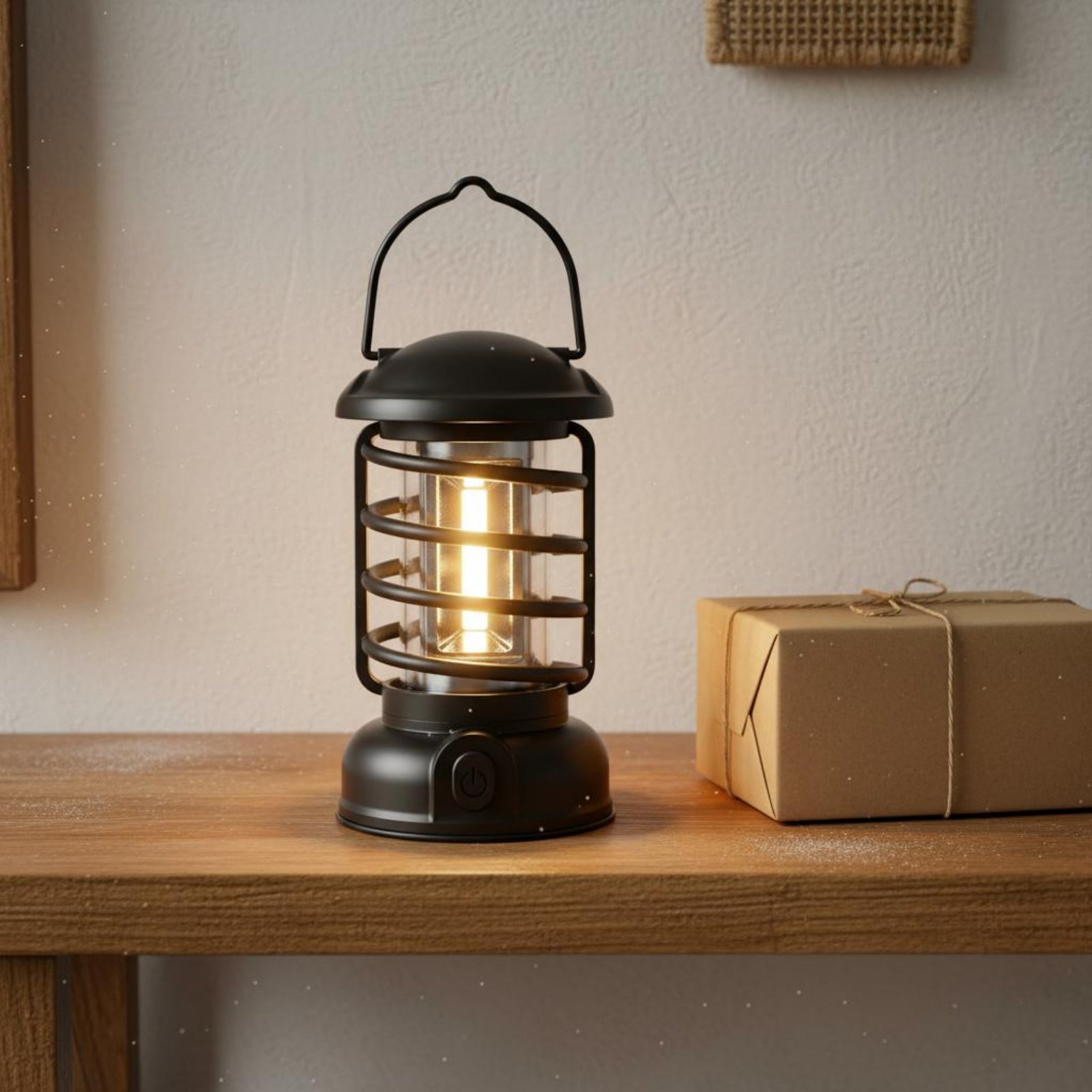 فانوس تخييم بتصميم عتيق مع مصد - مراجعة Outdoor Camping Lantern وسعره
