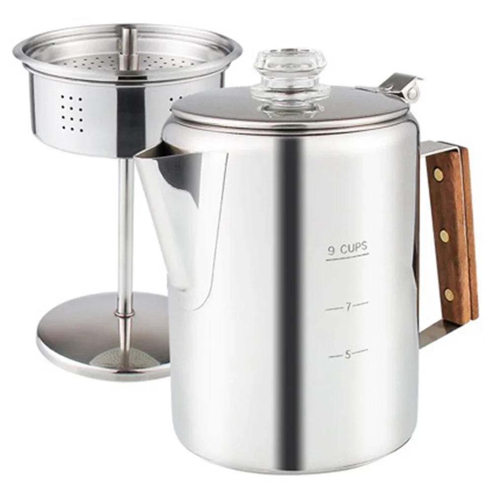 9 كوب صانع القهوة التخييم Perc - مراجعة Camp Percolator Coffee وسعره