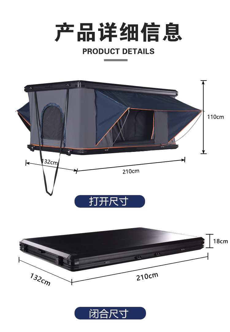 خيمة سقفية خارجية بهيكل من سبا - مراجعة Outdoor Camping Automatic Quick Opening Tent وسعره