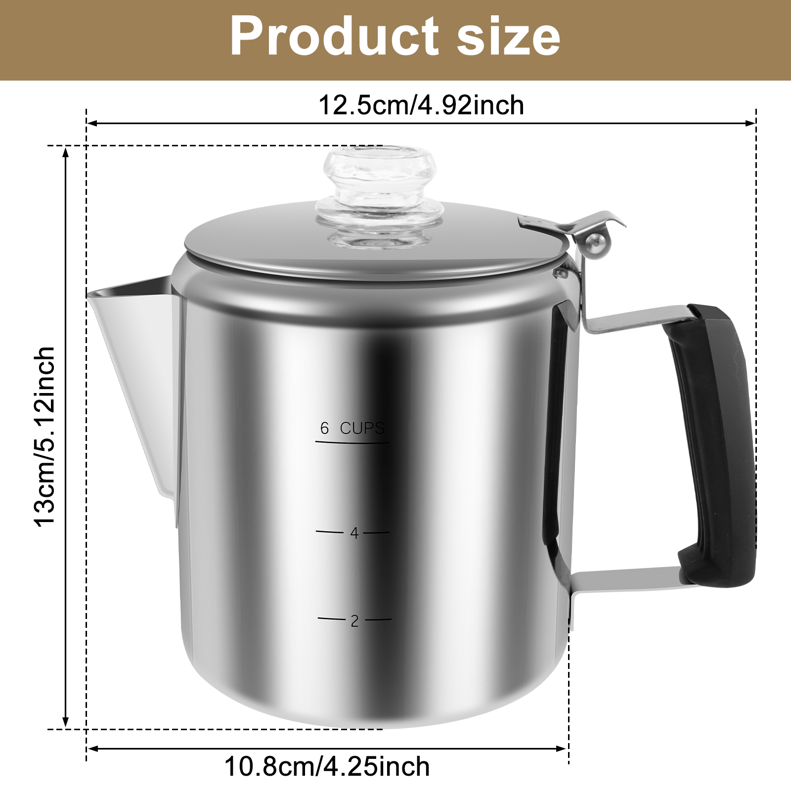 جهاز تقشير القهوة من الفولاذ ا - مراجعة Camp Percolator Coffee وسعره