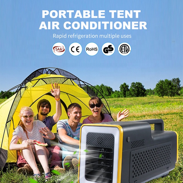 مكيف هواء محمول للتخييم بقوة 1 - مراجعة Outdoor Camping Air Conditioner وسعره