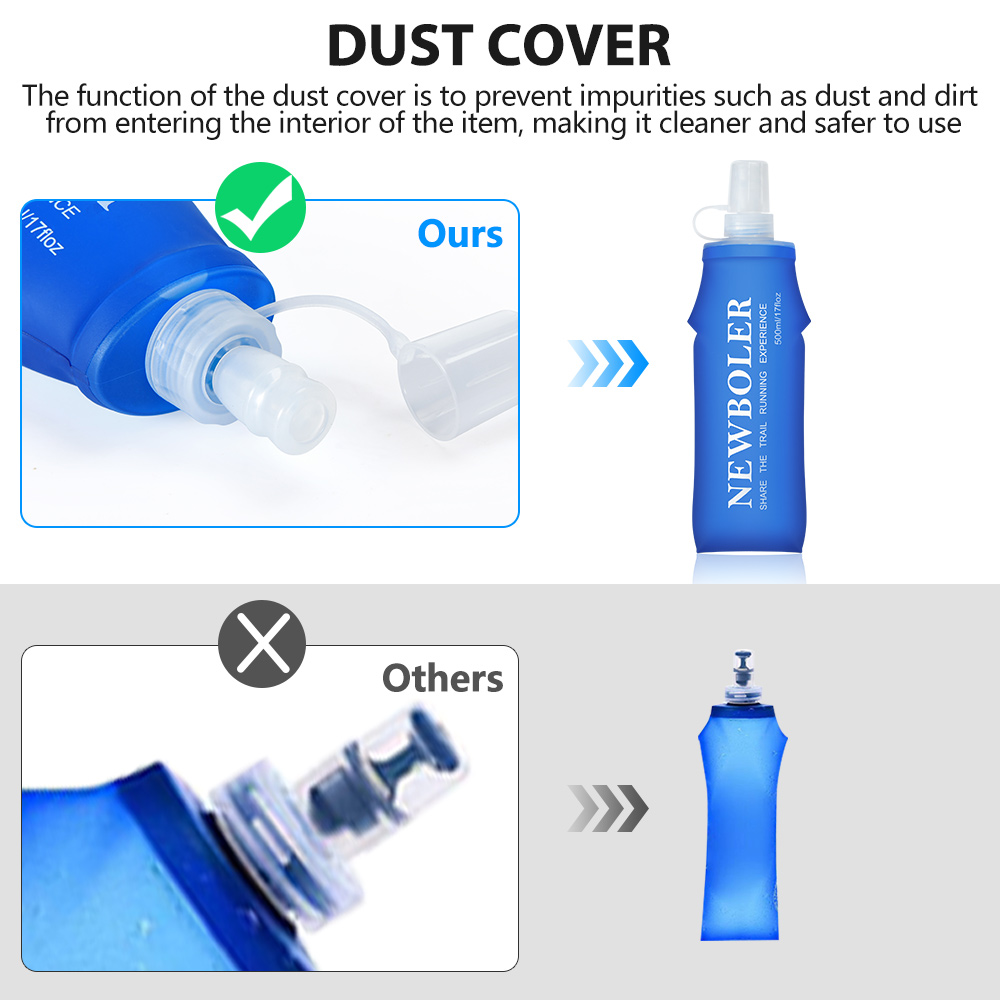 NEWBOLER 150 مللي 250 مللي 500 - مراجعة Collapsible Water Bottle وسعره