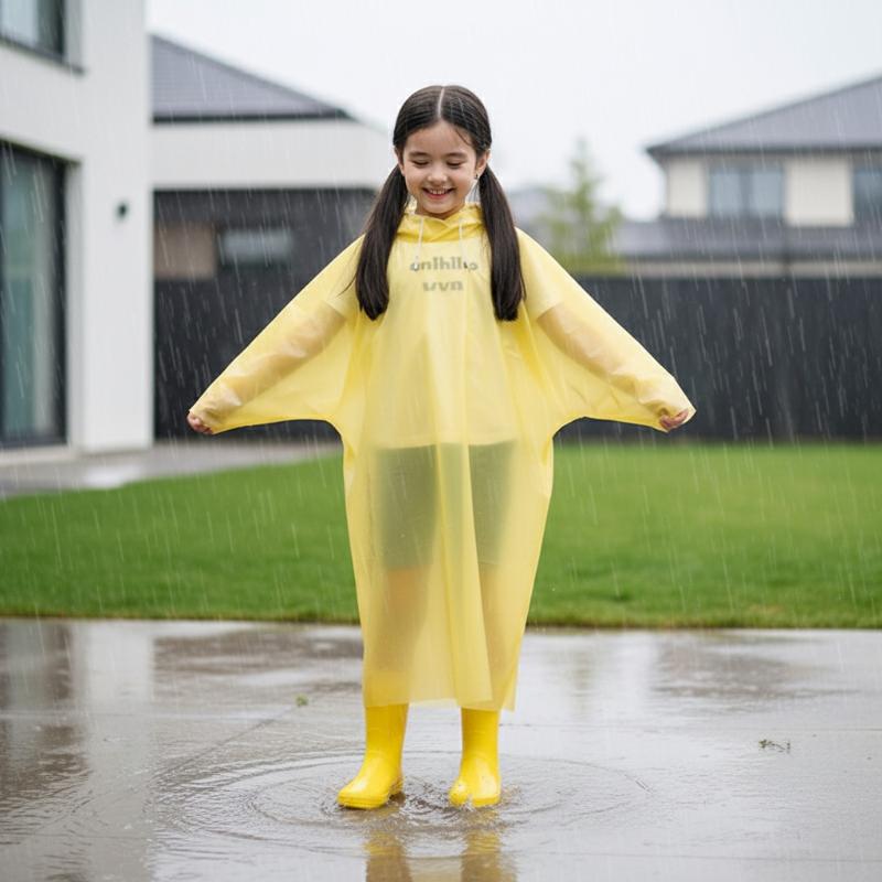 معطف مطر طويل للأطفال يستخدم ل - مراجعة Outdoor Camping Kids Activities وسعره