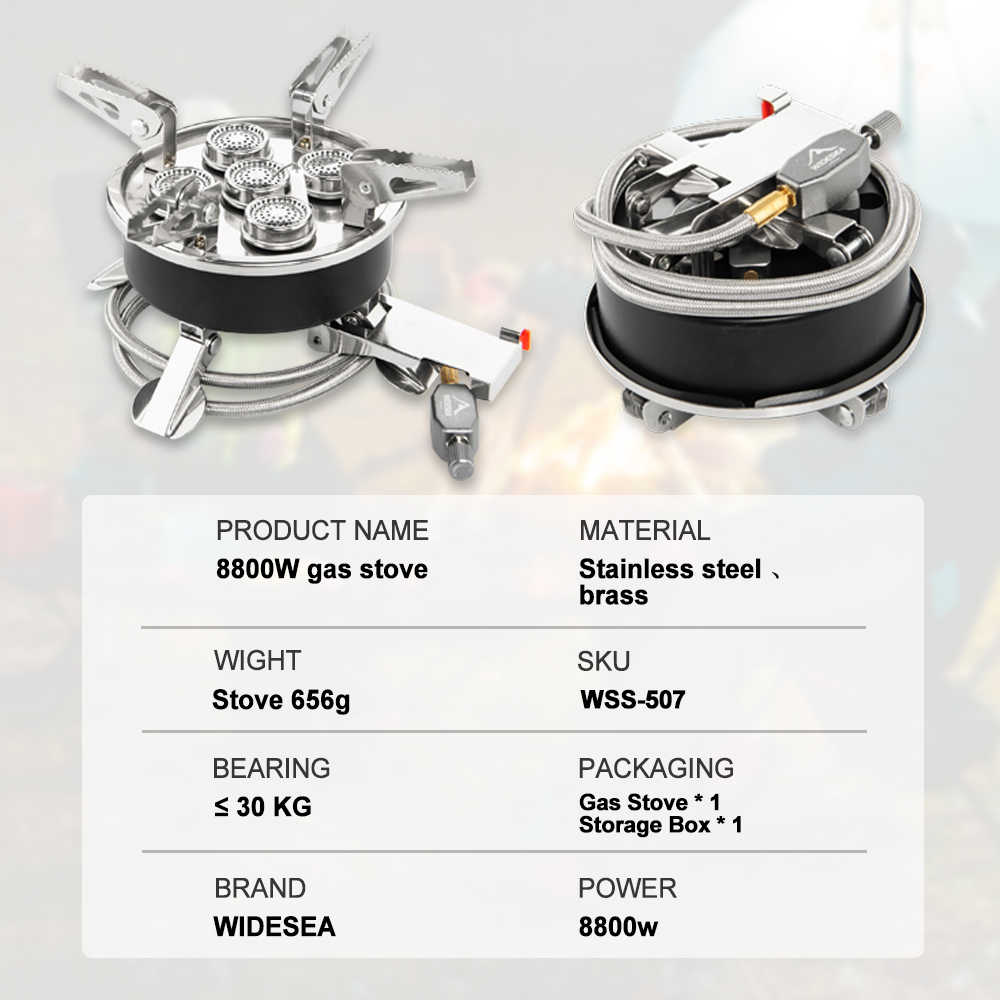 Widesea التخييم 5in1 موقد غاز  - مراجعة Outdoor Camping Sink وسعره
