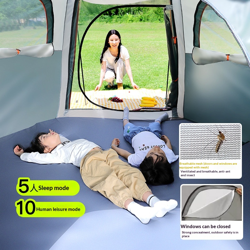 خيمة تخييم خارجية أوتوماتيكية  - مراجعة Outdoor Camping Automatic Quick Opening Tent وسعره