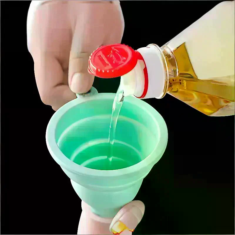 طقم قمع سيليكون قابل للطي من 1 - مراجعة Collapsible Water Bottle وسعره