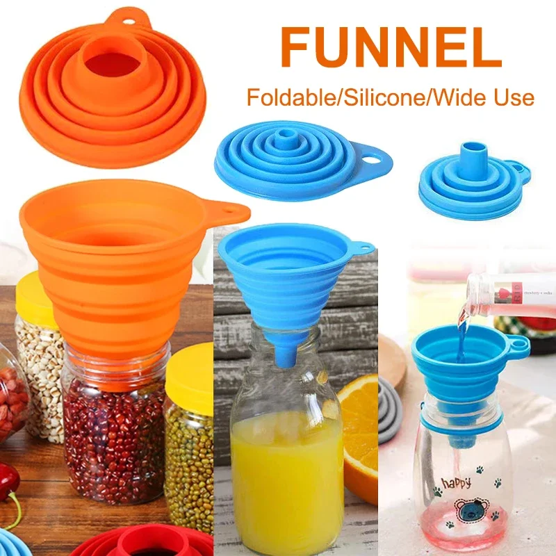 1/4 قطعة قمع سيليكون قابل للطي - مراجعة Collapsible Water Bottle وسعره